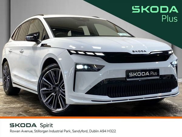 Skoda Enyaq Estate, Electric, 2026, White