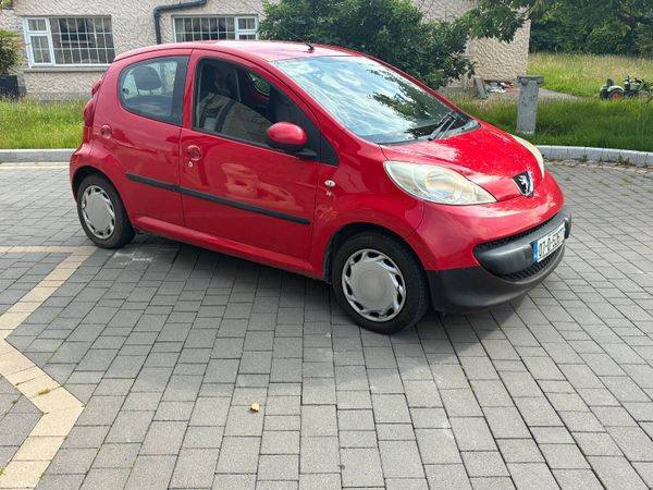 Peugeot 107 Hatchback, Petrol, 2007, Red