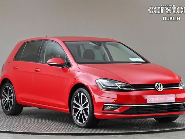 Volkswagen Golf Hatchback, Petrol, 2020, Red