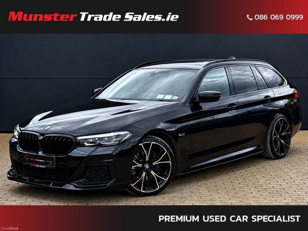 BMW 5-Series Estate, Petrol Plug-in Hybrid, 2023, Black
