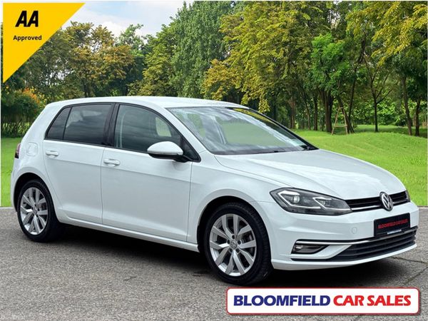 Volkswagen Golf Hatchback, Petrol, 2018, White