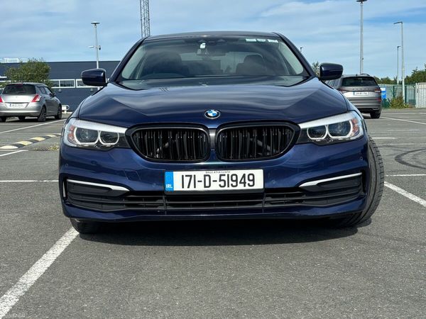 BMW 5-Series Saloon, Diesel, 2017, Blue