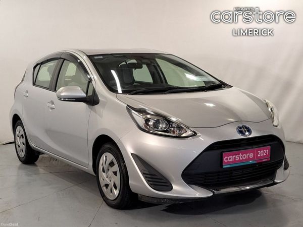 Toyota Aqua Hatchback, Petrol Hybrid, 2021, Silver