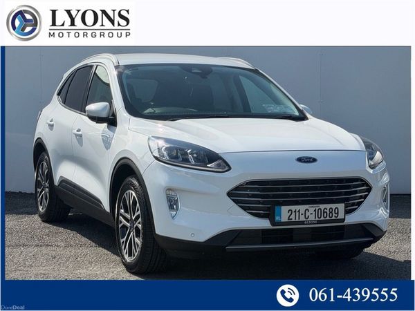Ford Kuga SUV, Petrol Hybrid, 2021, White
