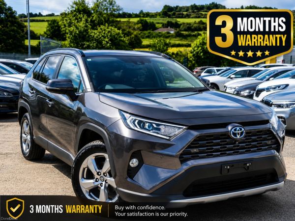 Toyota RAV4 SUV, Petrol Hybrid, 2021, Grey