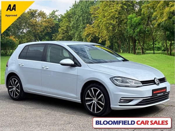 Volkswagen Golf Hatchback, Petrol, 2018, White