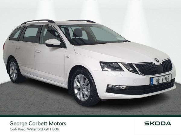 Skoda Octavia Estate, Diesel, 2020, White