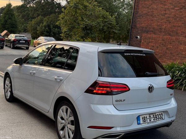 Volkswagen Golf Hatchback, Petrol, 2018, White