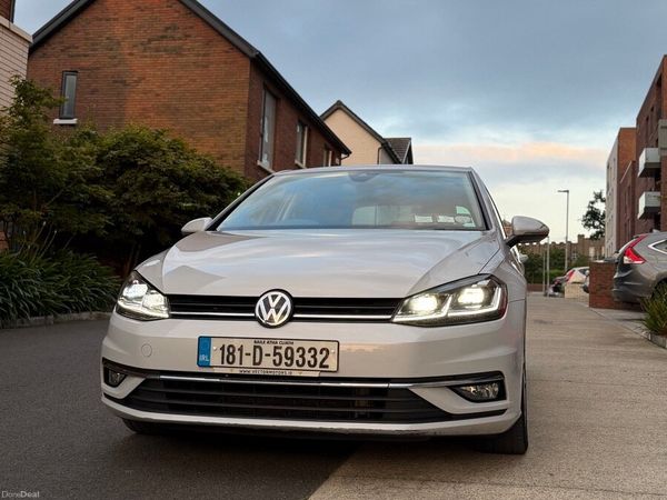 Volkswagen Golf Hatchback, Petrol, 2018, White