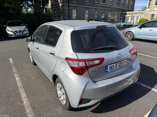 Toyota Vitz Hatchback, Petrol, 2018, Silver
