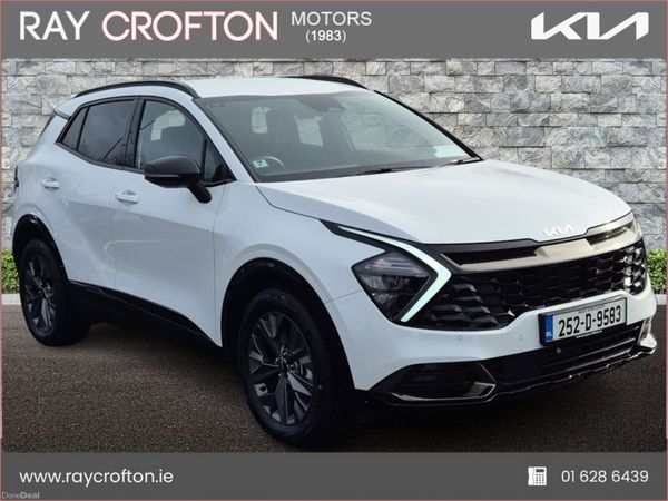 Kia Sportage SUV, Petrol Hybrid, 2025, White