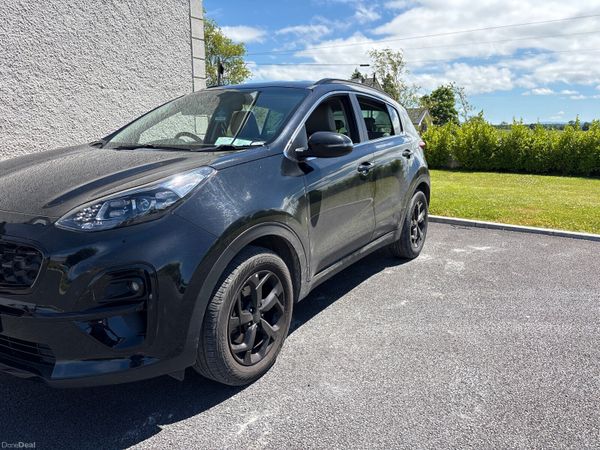 Kia Sportage SUV, Diesel Hybrid, 2021, Black