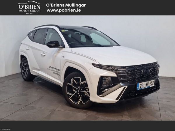 Hyundai Tucson SUV, Petrol Plug-in Hybrid, 2026, White