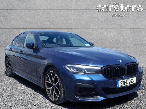 BMW 5-Series Saloon, Diesel, 2022, Blue