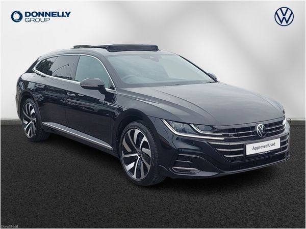 Volkswagen Arteon Estate, Petrol Hybrid, 2024, Black