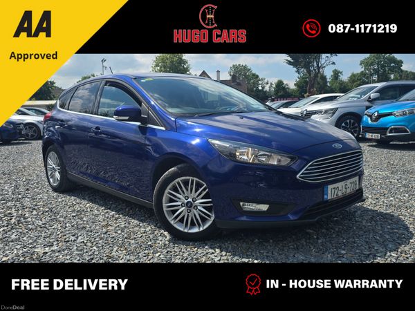 Ford Focus Hatchback, Diesel, 2017, Blue