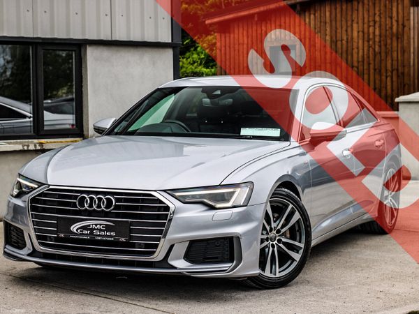 Audi A6 Saloon, Diesel Hybrid, 2019, Silver