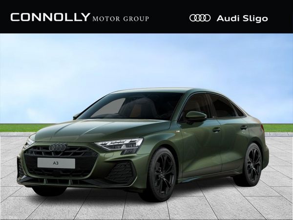 Audi A3 Saloon, Petrol, 2026, Green