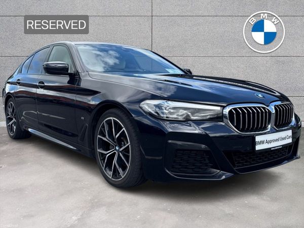 BMW 5-Series Saloon, Diesel, 2021, Black