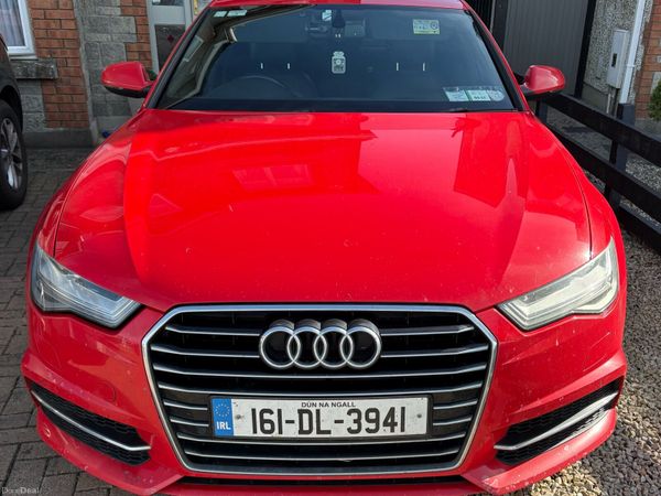 Audi A6 Saloon, Diesel, 2016, Red