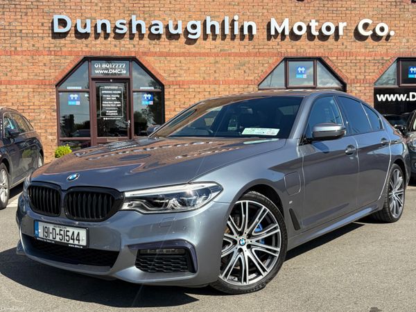 BMW 5-Series Saloon, Petrol Plug-in Hybrid, 2019, Blue
