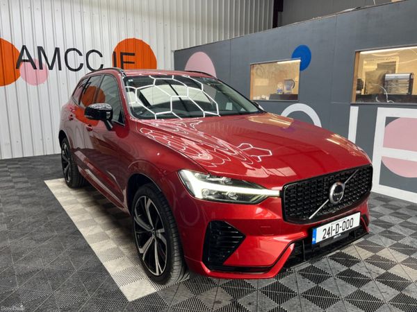 Volvo XC60 SUV, Petrol Plug-in Hybrid, 2024, Red