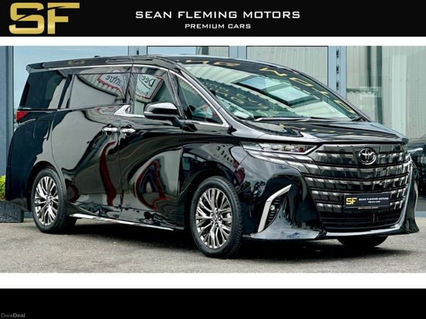 Toyota Alphard Van, Petrol Plug-in Hybrid, 2025, Black