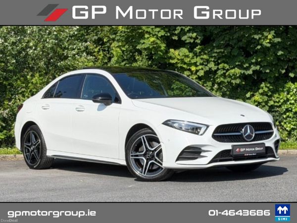 Mercedes-Benz A-Class Saloon, Petrol Plug-in Hybrid, 2022, White
