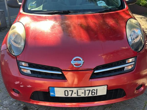 Nissan Micra Hatchback, Petrol, 2007, Red