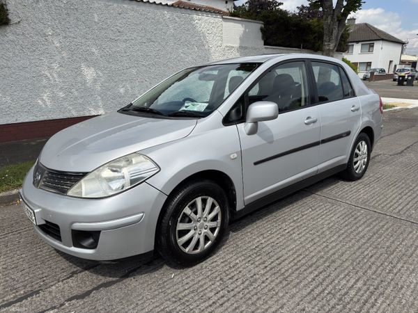 Nissan Tiida Saloon, Petrol, 2008, Silver