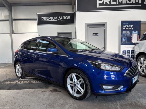 Ford Focus Hatchback, Petrol, 2017, Blue
