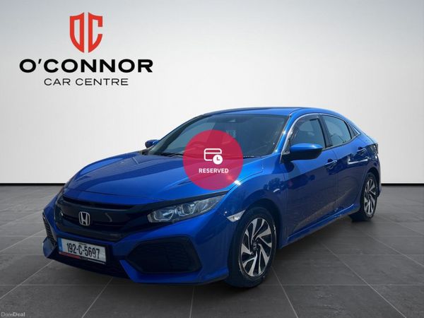 Honda Civic Hatchback, Petrol, 2019, Blue