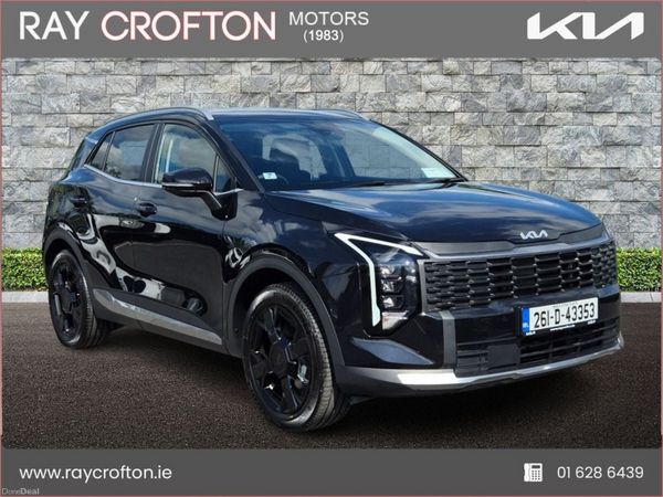 Kia Sportage SUV, Petrol Plug-in Hybrid, 2026, Black