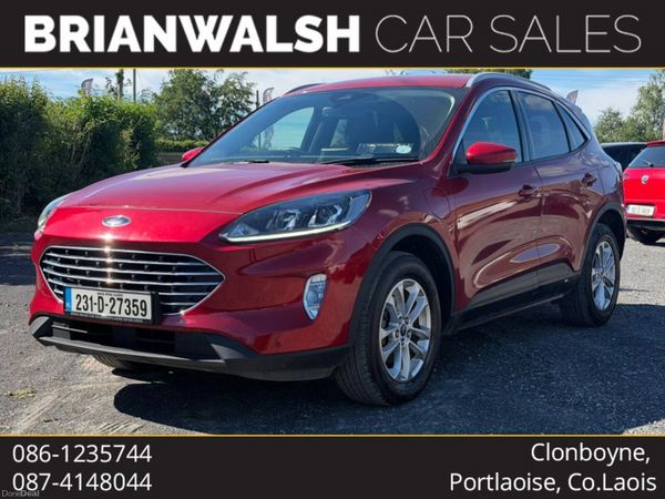 Ford Kuga SUV, Petrol Plug-in Hybrid, 2023, Red