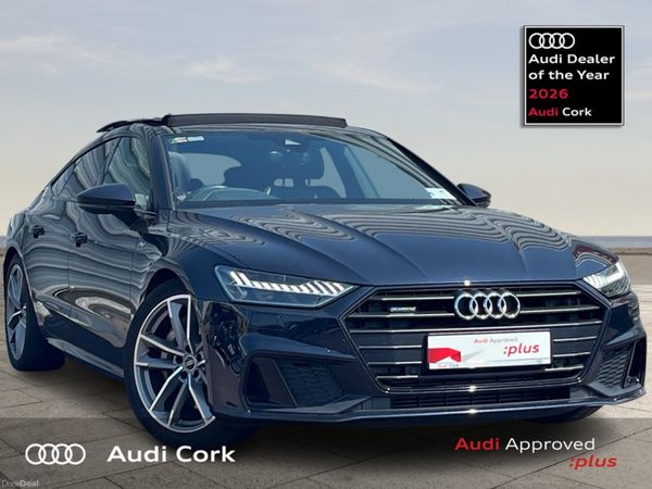 Audi A7 Hatchback, Petrol Plug-in Hybrid, 2023, Blue
