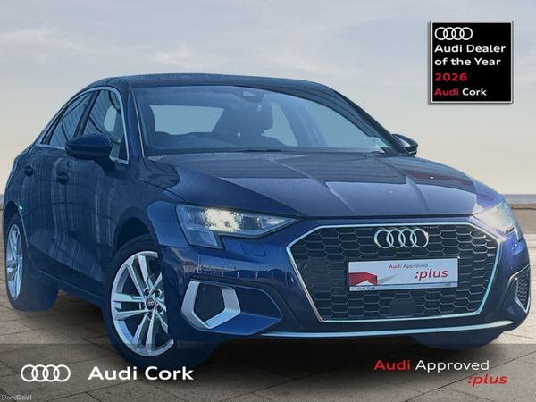 Audi A3 Saloon, Petrol, 2024, Blue