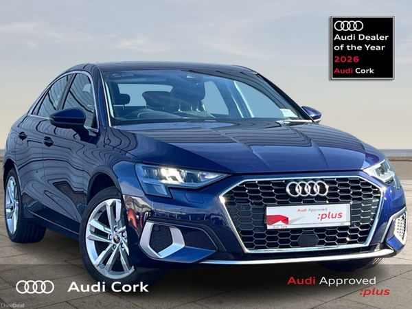 Audi A3 Saloon, Petrol, 2023, Blue