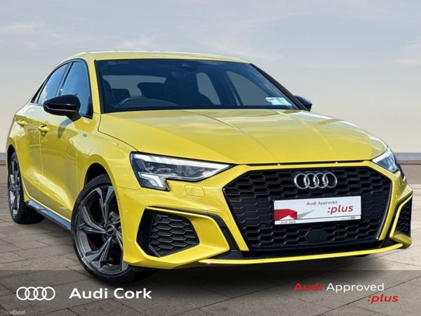Audi A3 Saloon, Petrol, 2024, Yellow