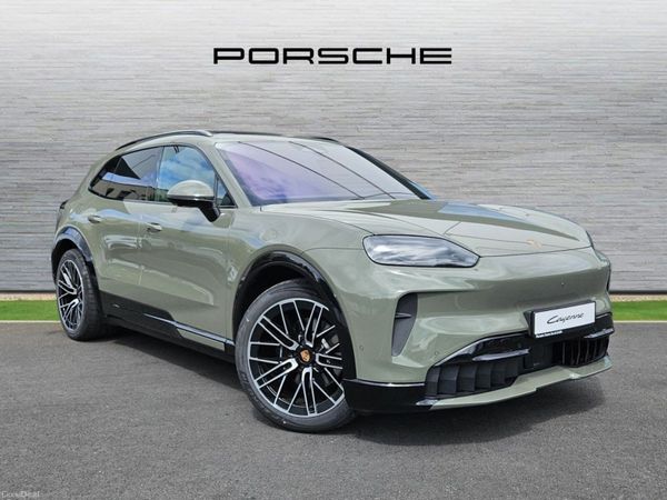 Porsche Cayenne SUV, Electric, 2026, Green