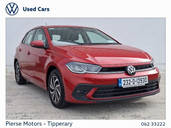 Volkswagen Polo Hatchback, Petrol, 2023, Red