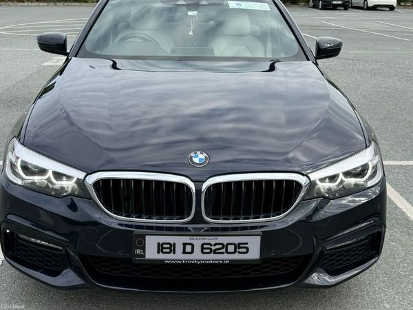 BMW 5-Series Saloon, Diesel, 2018, Black