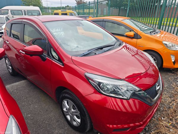 Nissan Note Hatchback, Petrol, 2018, Red