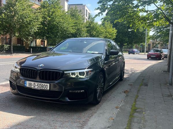 BMW 5-Series Saloon, Diesel, 2018, Grey
