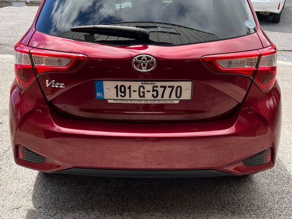 Toyota Vitz Hatchback, Petrol, 2019, Red