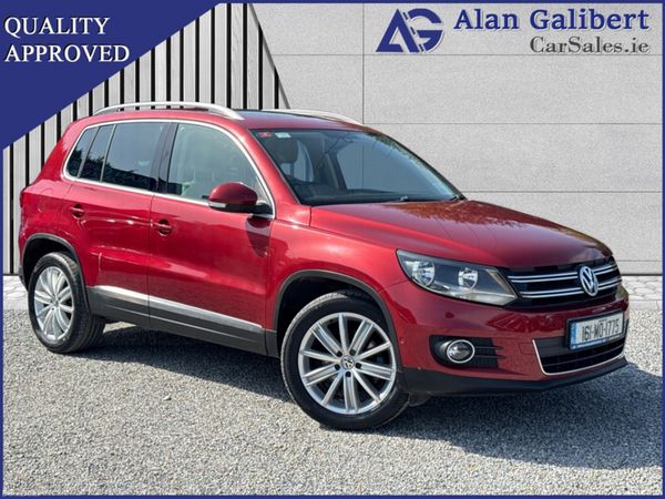 Volkswagen Tiguan SUV, Diesel, 2016, Red