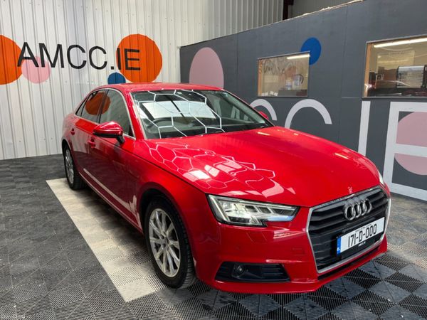Audi A4 Saloon, Petrol, 2017, Red