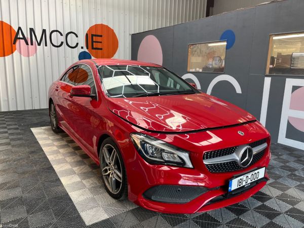 Mercedes-Benz CLA Saloon, Petrol, 2018, Red