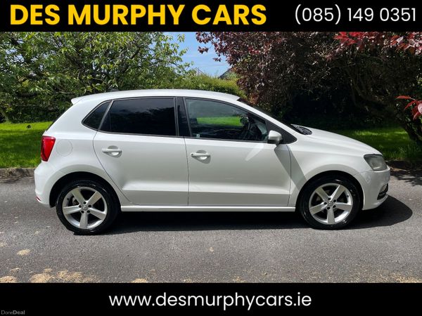 Volkswagen Polo Hatchback, Petrol, 2016, White