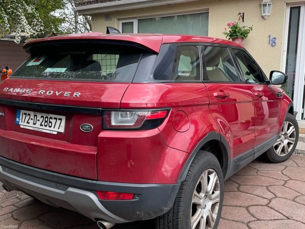 Land Rover Range Rover Evoque SUV, Diesel, 2017, Red