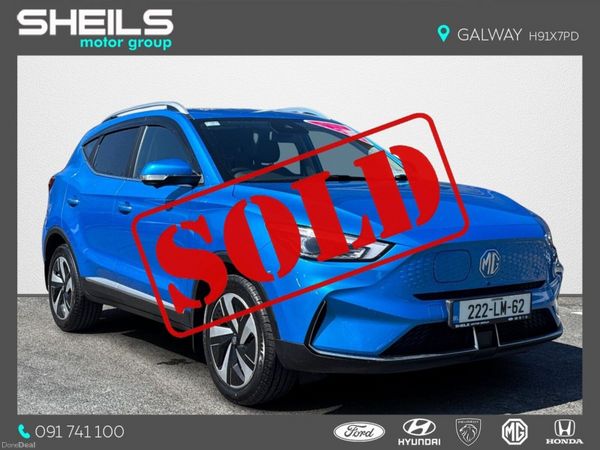 MG ZS Hatchback, Electric, 2022, Blue